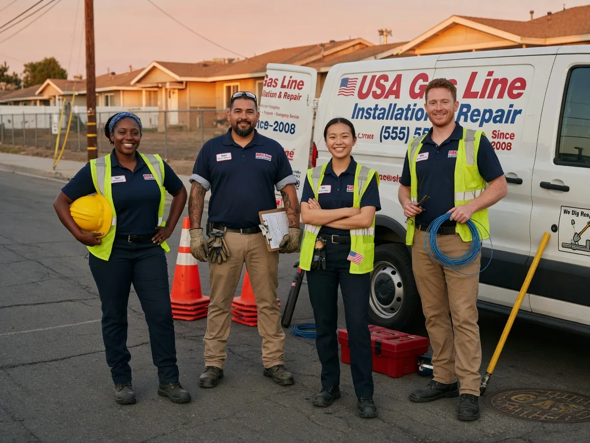 Gas Line Installation company in Fresno, TX